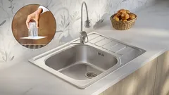 Když odcházím z domu, vždycky nechám v dřezu sklenici a list papíru. Pak mám jistotu, že všechno zůstane v pořádku.